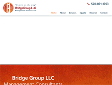 Tablet Screenshot of bridgegroupllc.net